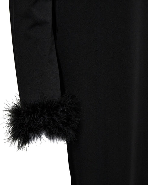 Freequent FQELVA A-Line Boat Neck Dress Black 207295